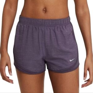 Nike Women's Dri-FIT Mauve Dusty Rose Athletic Running Shorts Brief Lined M